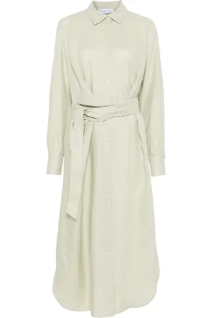Manuel Ritz Linen maxi shirt dress