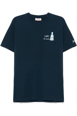 MC2 SAINT BARTH X Gin Mare Lupo-embroidered T-shirt