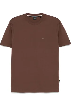 HUGO BOSS Rubberised-logo T-shirt