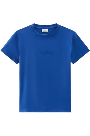 Woolrich Logo-embroidered cotton T-shirt