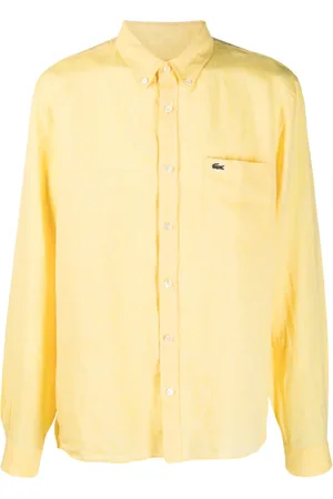 Lacoste Logo-embroidered button-down shirt
