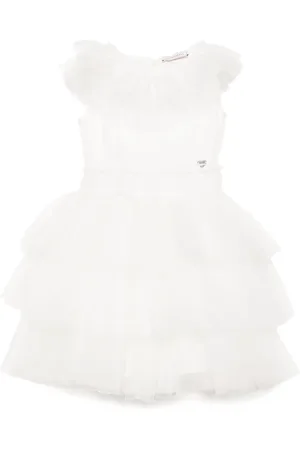 MONNALISA Gradient tulle dress