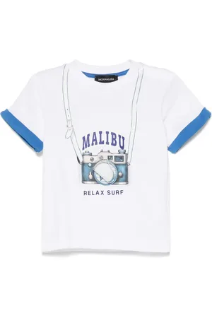 MONNALISA Contrasting-cuff T-shirt