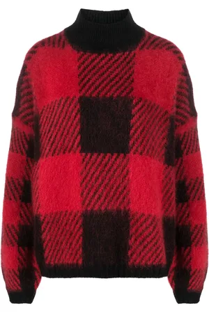 Woolrich Checked-intarsia knitted jumper