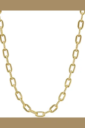 David Yurman 18kt yellow DY Madison chain necklace (8.5mm)