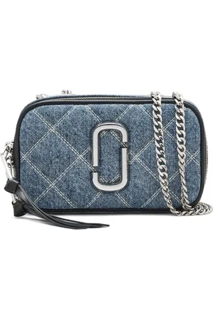 Marc Jacobs The Quilted Denim Chain Snapshot bag