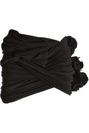 MAGDA BUTRYM Floral-appliqué mini skirt