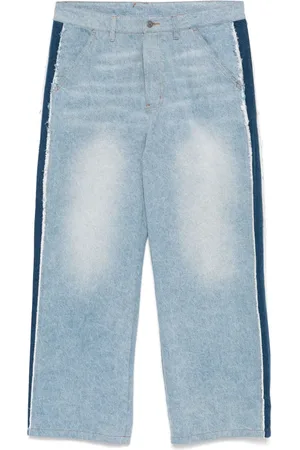 KIDSUPER STUDIOS X Ronaldinho stripe jeans