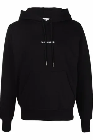 Daily paper Embroidered-logo cotton hoodie