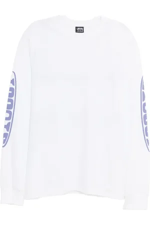 STUSSY Logo-print long-sleeve T-shirt