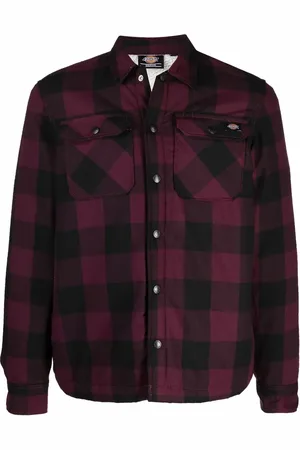 Dickies Sacramento check-pattern sherpa-lined jacket