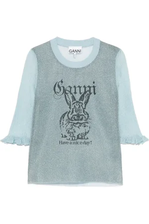 Ganni Bunny-detail top