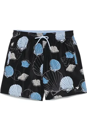 Emporio Armani Sea animals-pattern swim shorts