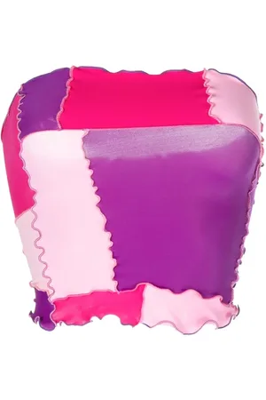 Sherris Colour-block bandeau top