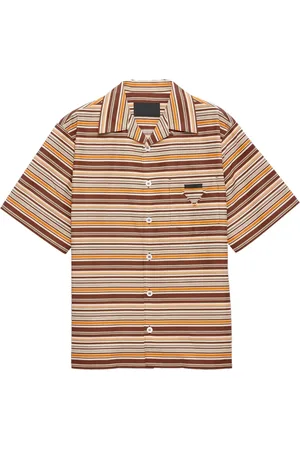 Prada Striped bowling shirt