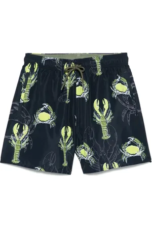 Emporio Armani Sea animals-pattern swim shorts