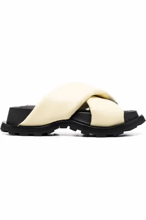 Jil Sander Padded leather sandals