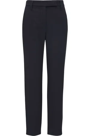Brunello Cucinelli Slim-cut stretch-cotton trousers