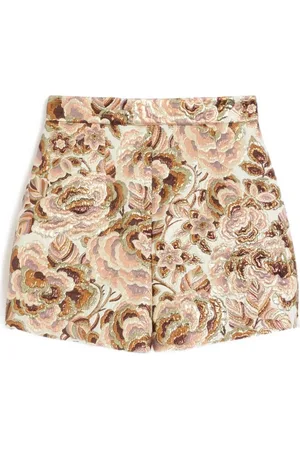 VALENTINO GARAVANI Floral-jacquard shorts