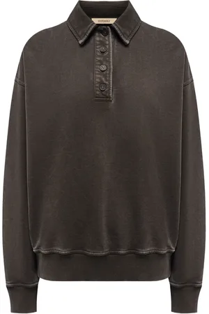 12 STOREEZ Brushed-finish cotton sweatshirt