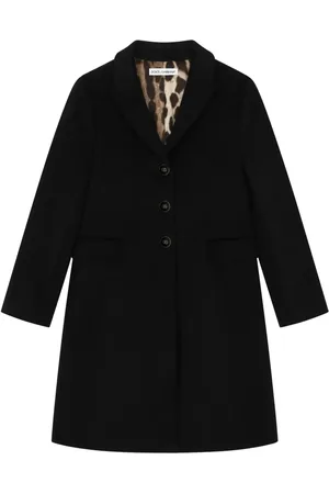 Dolce & Gabbana DG-buttons single-breasted wool coat