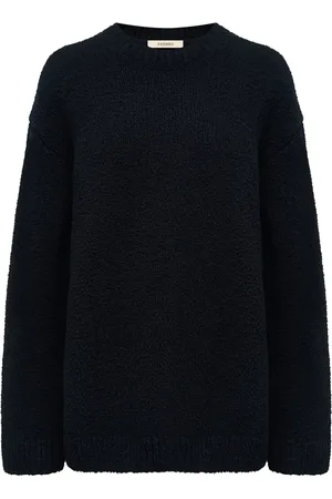 12 STOREEZ Ribbed-trim boucl?? jumper