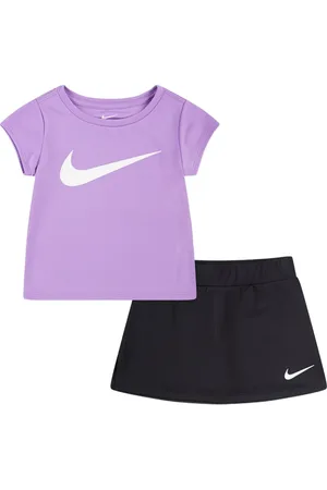 Nike Swoosh-motif T-shirt and mini skirt