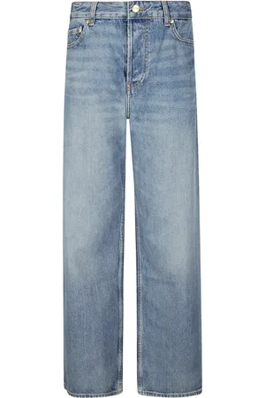 Ganni Whiskering detail boyfriend jeans