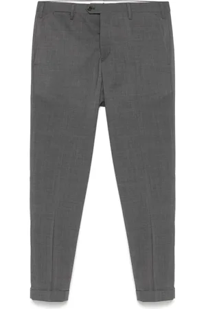 BRIGLIA Mélange-effect trousers
