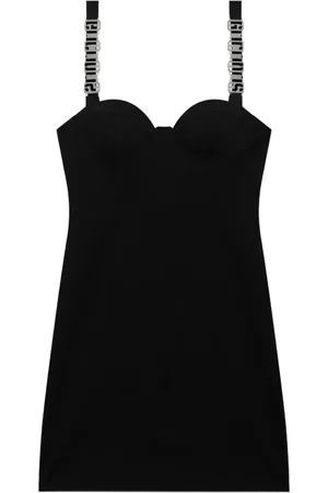 GCDS Logo-plaque mini dress