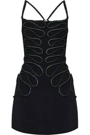 Cult Gaia Embroidered detailing dress