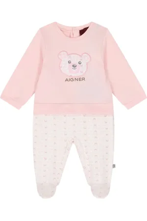 Aigner Bear-motif babygrow