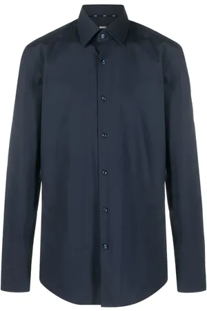 HUGO BOSS Tailored stretch-cotton shirt