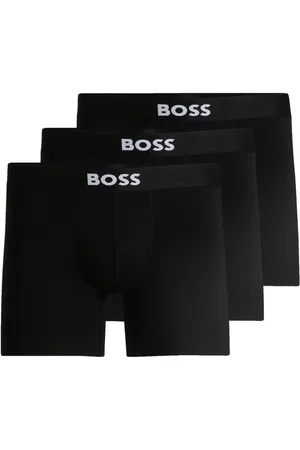 HUGO BOSS Logo-waistband briefs (pack of three)