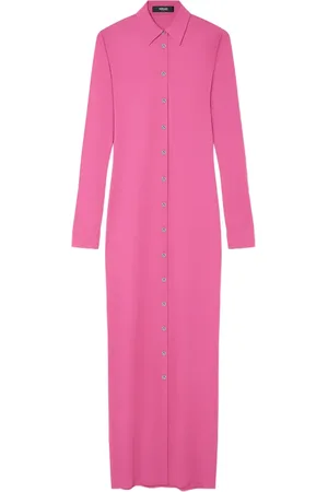 VERSACE Button-down maxi dress