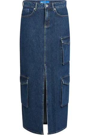 Karl Lagerfeld Cargo denim maxi skirt
