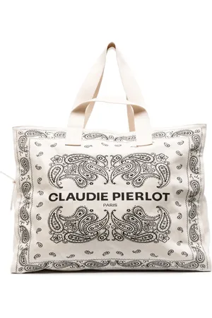 Claudie Pierlot Paisely-print recycled cotton tote bag