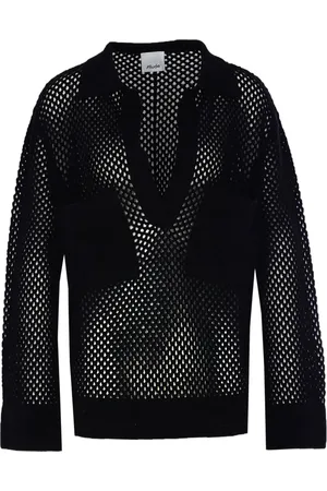 Allude Mesh detail oversized top