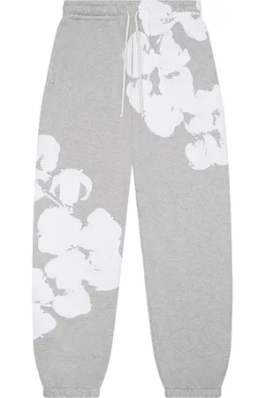 DENIM TEARS Big Cotton Wreath track pants