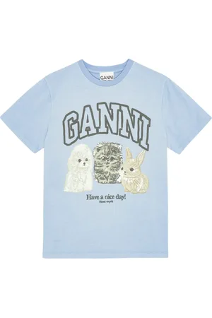 Ganni Logo-print T-shirt
