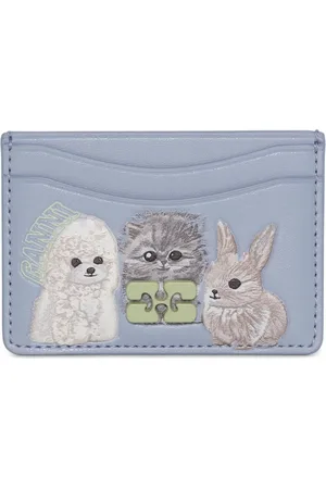 Ganni Leather card holder