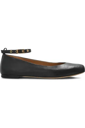 Emporio Armani Leather ballerina shoes