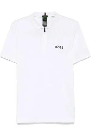 HUGO BOSS Monogram-jacquard polo sirt