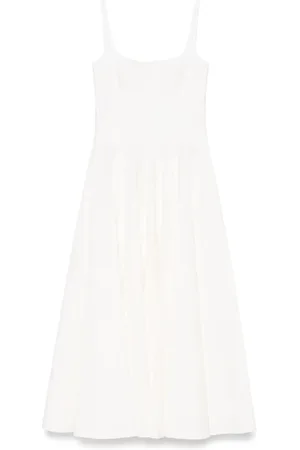 Marni Patterned-jacquard cotton midi dress