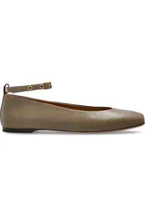 Emporio Armani Leather ballerina shoes