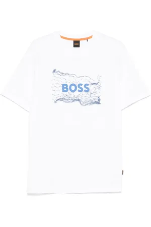 HUGO BOSS Logo artwork T-shirt