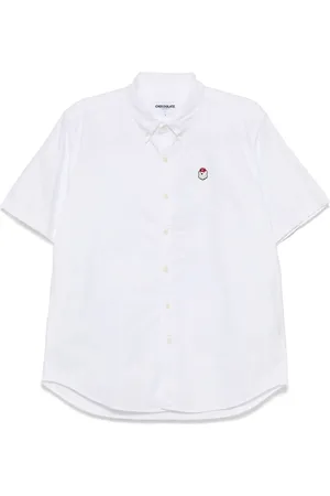 Chocoolate Logo-patch shirt
