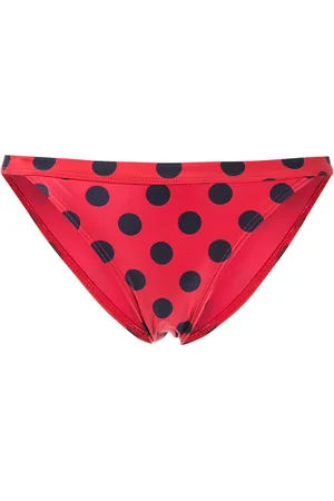 Duskii Cerise banded bikini bottoms