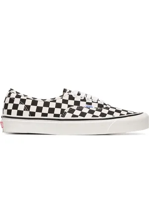 Vans And white UA Classic Lace-Up DX check cotton sneakers