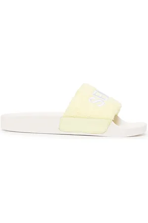 SENSO Elly logo-embroidered slides